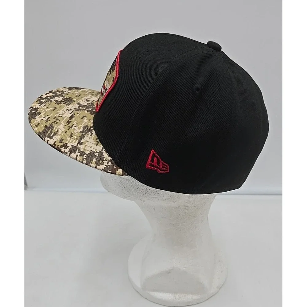New Era San Francisco 49ers Salute to Service Camo 59FIFTY Fitted Hat -‎ 7 1/4